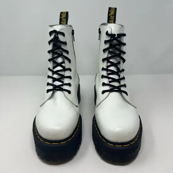 Dr Martens Women's Boots Size 9 Jadon AW004 Polished Smooth Leather - Picture 1 of 14